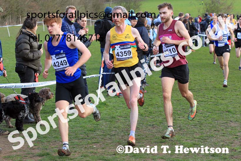 Senior Mens 2022 CAU Inter Counties Cross Country, Prestwold Hall, Loughborough.  Photo: David T. Hewitson/Sports for All Pics